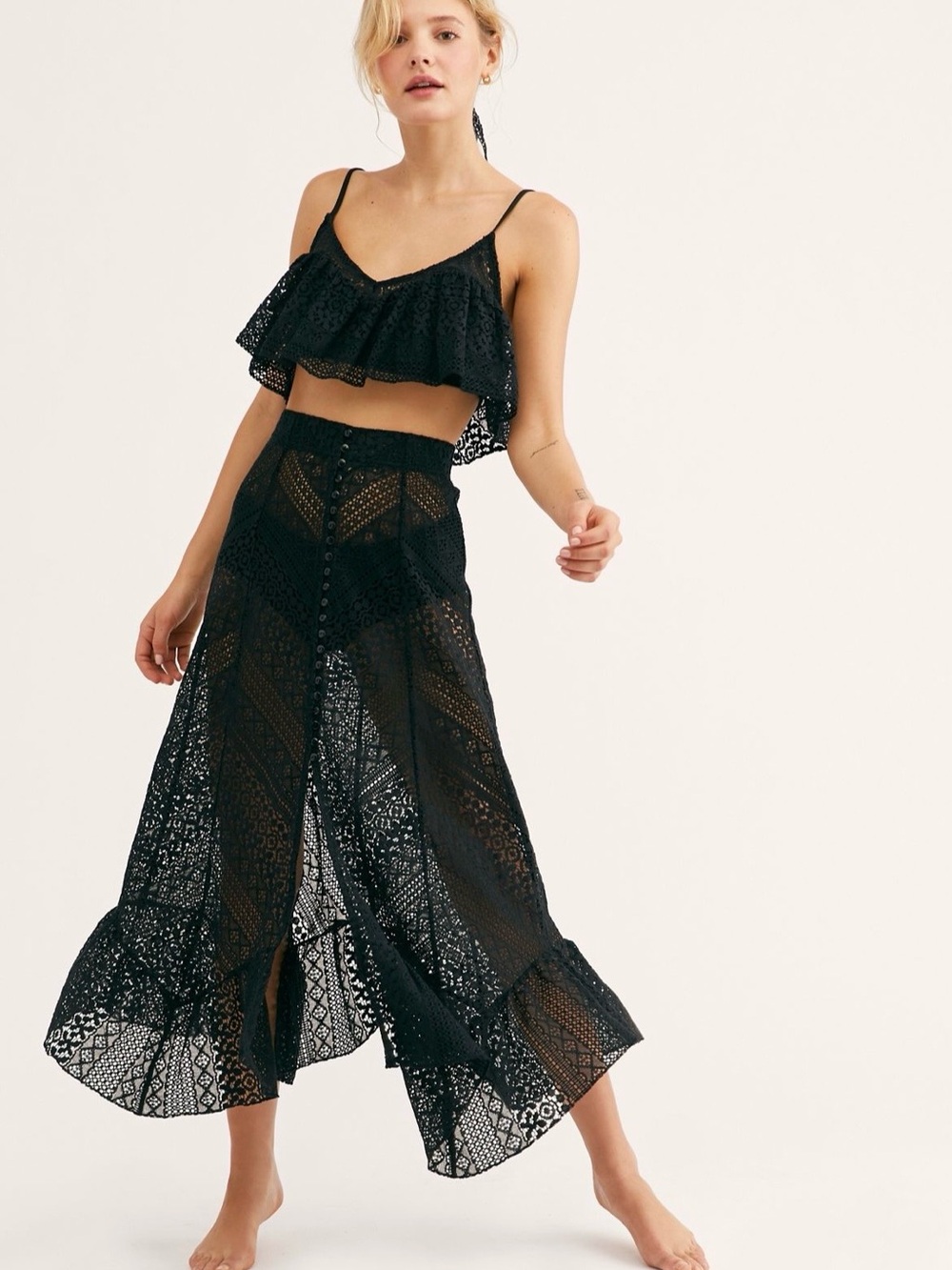 Free People Free Bird Lace Half Slip